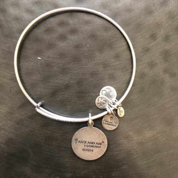 Alex and Ani Lotus Peace Petals bangle bracelet - Picture 3 of 8